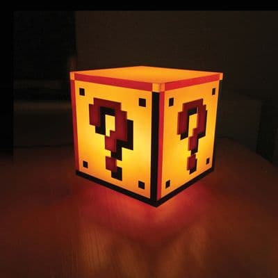 Super Mario Bros Question Block Light LED lamp