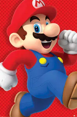 Super Mario Run Gaming Poster 61x91.5cm