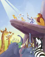 The Lion King bedroom wall mural wallpaper 200 x 250 cm | Shop online