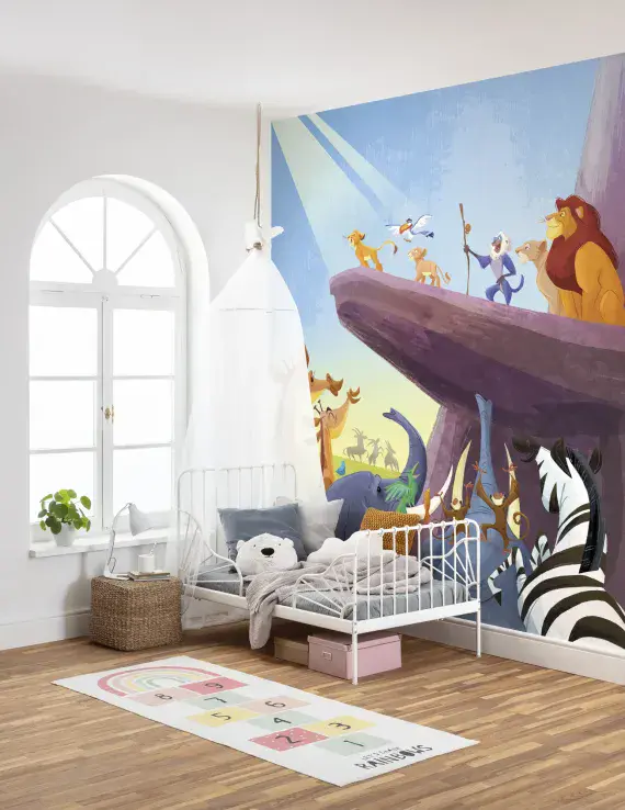 The Lion King bedroom wall mural wallpaper 200 x 250 cm | Shop online