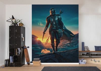 The Mandalorian Gunslingers 200 x 250 cm Wall Mural Wallpaper