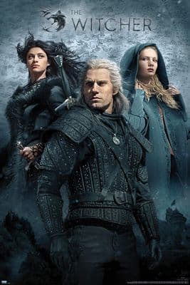 The Witcher 61x91,5 cm Poster Yennefer Ciri and Geralt