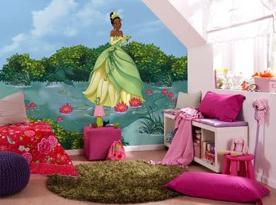 Tiana Lucky Pond Disney Non-woven wallpaper 300 x 250 cm