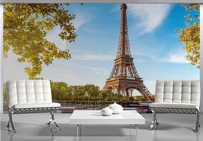 Tour Eiffel Paris France giant wall mural