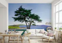 Living room photo wallpapers Flower Field | Shop online