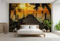 UK wallpaper shop - Tropical Island Bedroom Photo Wallpaper