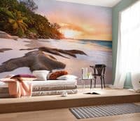 Morning in paradise wall non woven wallpapers | homewallmurals