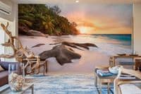 Morning in paradise wall non woven wallpapers | homewallmurals