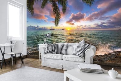 Tropical scenery Ocean photomural wallpaper