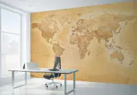 Vintage Map of the World wall mural | Online store