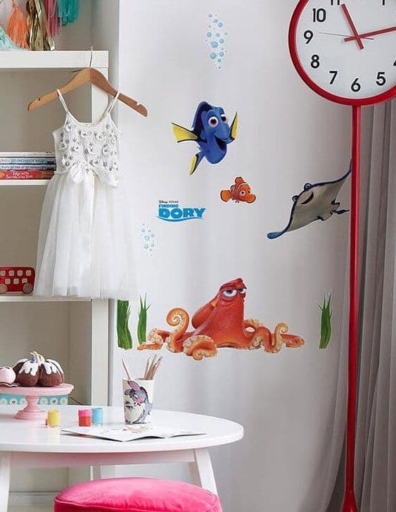 Nemo Wall Sticker Finding Nemo - Friends bedroom wall decal stickers 50x70cm | Shop online