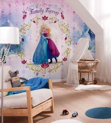 Wall mural wallpaper Frozen Family Forever