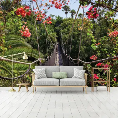 Wall Mural Wallpaper Jungle Scenery