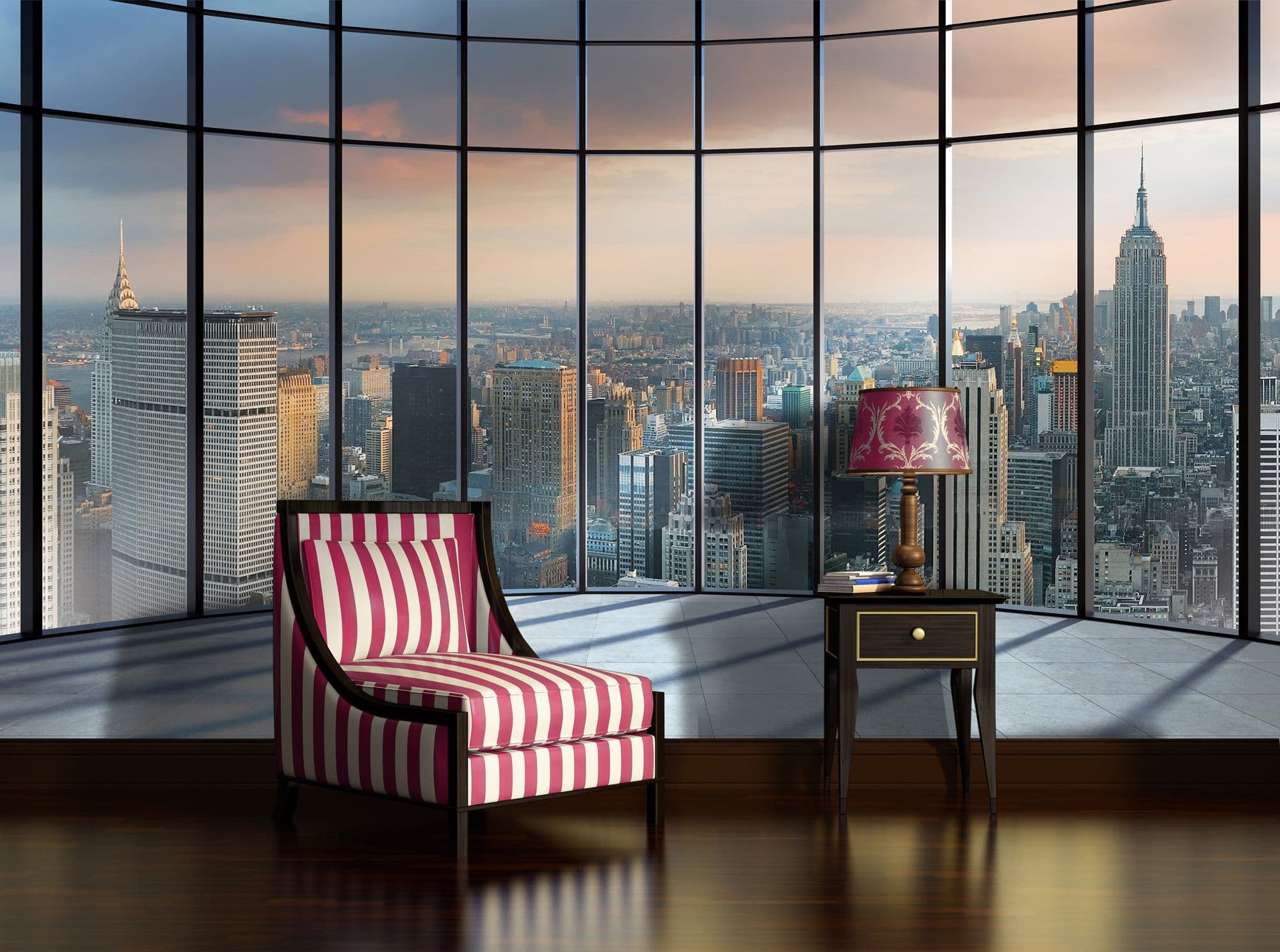 Wall mural wallpaper New York penthouse Homewallmurals