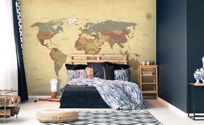 Wall mural wallpaper Old Map of the World