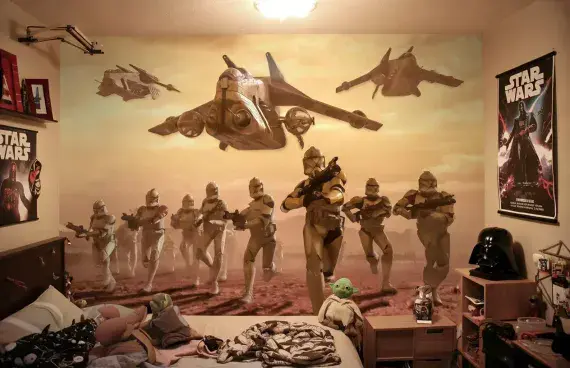 STAR WARS Star Wars Classic Clone Trooper wall mural wallpaper | Buy it now