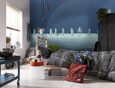 Wall mural wallpaper STAR WARS Scarif Beach Stormtroopers