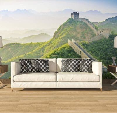 Wall of China at Jinshanglinge wall mural wallpaper Premium