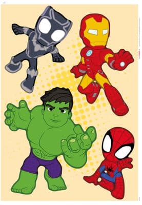 Wall Stickers Spidey and His Amazing Friends Power Group Decals Set 50 x 70 cm