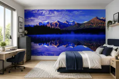 Wallpaper Mountains & Herbert lake