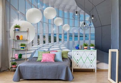 Wallpaper mural - easy install Abstract composition 3D