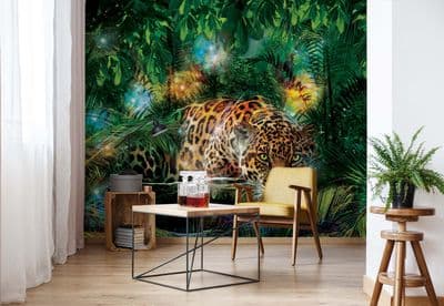 Wallpaper mural - easy install Leopard In Jungle