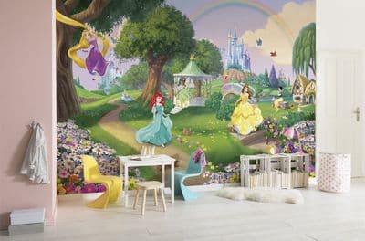 Wallpaper mural Princess garden Disney