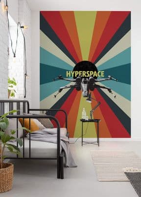 Wallpaper Mural Star Wars Hyperspace 200 x 280 cm