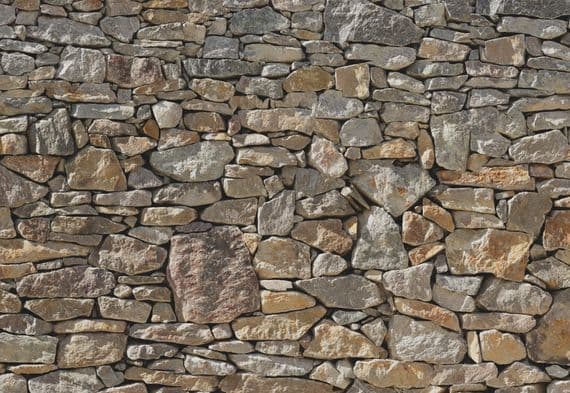 Wallpaper Stone wall, natural stones Non-woven