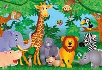 Jungle Wild animals wall mural wallpapers | UK Online Store