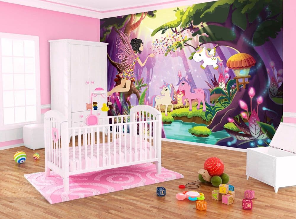 Pink Fairy Nursery Murals Fairy Princess Print Set Of 3 Wall Art