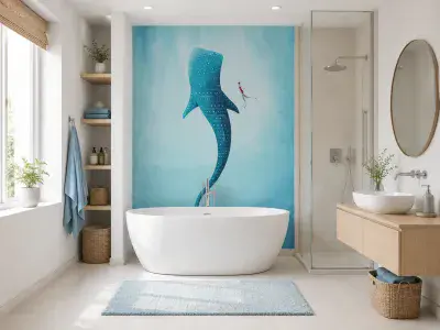 Whale Shark 192x260 wall mural wallpaper Premium