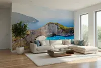 White Cliffs wall mural wallpaper 260 x 384cm