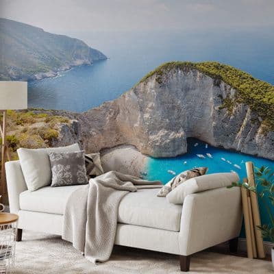 White Cliffs wall mural wallpaper 260 x 384cm