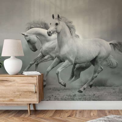 Wild horses wall mural wallpaper 260 x 384cm