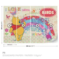 Winnie The Pooh Kids Bedroom Wallpaper Murals UK store