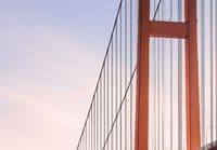 Xihu Red Bridge Wall Mural – Non-Woven Chinese Landscape Wallpaper