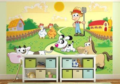 XL Animals - farm nursery wall murals