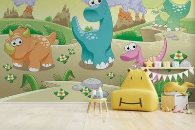 XL Dinosaurs home decor wall mural