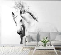 White horse mustang wallpaper murals by Homewallmurals