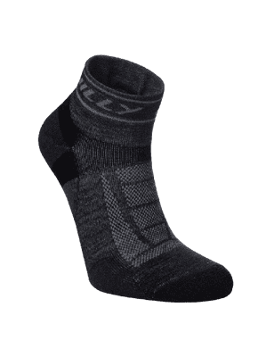Hilly Trail Unisex Quarter (Charcoal/Black)