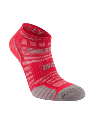 Hilly Twinskin Women's Socklet (Magenta/Grey Marl)