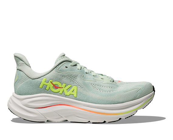 Hoka Clifton 10 (SEA GLASS / NEON FLAME)RRP£140