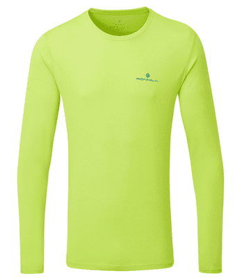 Ronhill Core L/S Tee (Acid Lime/Prussian Blue - Men's)