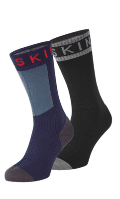 Sealskinz Scoulton - Waterproof Warm Weather Mid Length Sock with Hydrostop