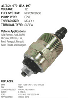 12V  DIESEL STOP VALVE - SOLENOID   ALT/34-070-1EA-107