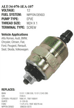 12V  DIESEL STOP VALVE - SOLENOID   ALT/34-070-1EA-107