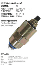 12V  DIESEL STOP VALVE - SOLENOID  ALT/34-620A-1EA-107