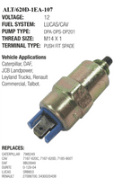 12V  DIESEL STOP VALVE - SOLENOID  ALT/34-620D-1EA-107