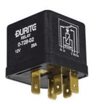12V Latching Change Over Relay - 25A    0-728-02